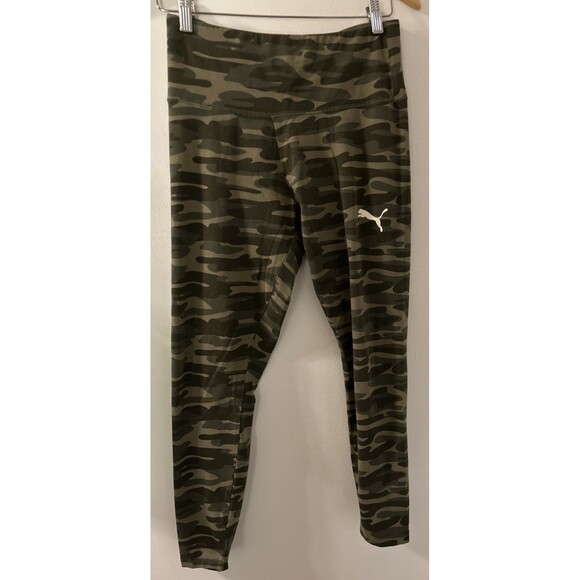 PUMA Size Medium Women's Logo Leggings - Puma Camouflage Pattern - Picture 10 of 13